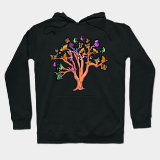 Insect Lover Nature Tree Animal Butterfly Hoodie